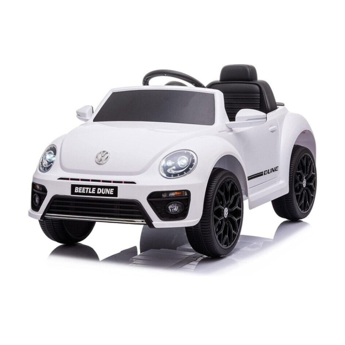Volkswagen New Beetle Petite Voiture Électrique 12V- Blanc