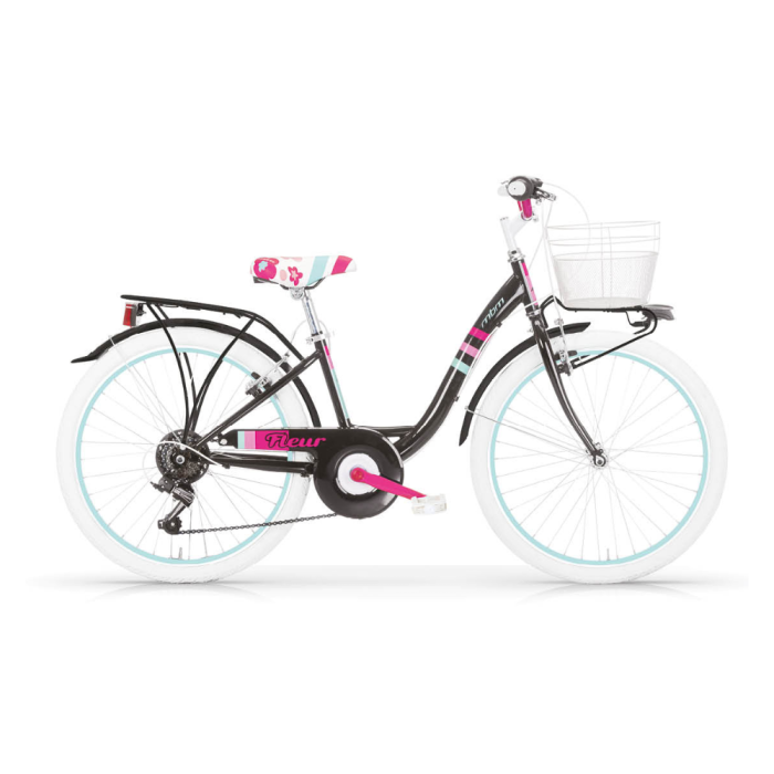 Bici Bambina MBM Fleur 24" 6 Velocità