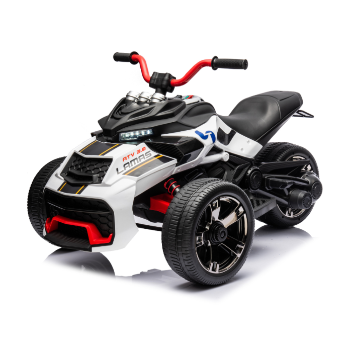  Quad électrique pour enfants ATV 3.0 12V-Blanc
