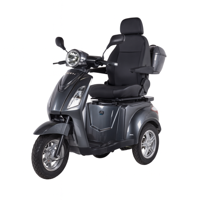 Z-TECH ZT-15-C Trilux Plus – Scooter Elettrico 3 Ruote per Anziani e Disabili-Grigio