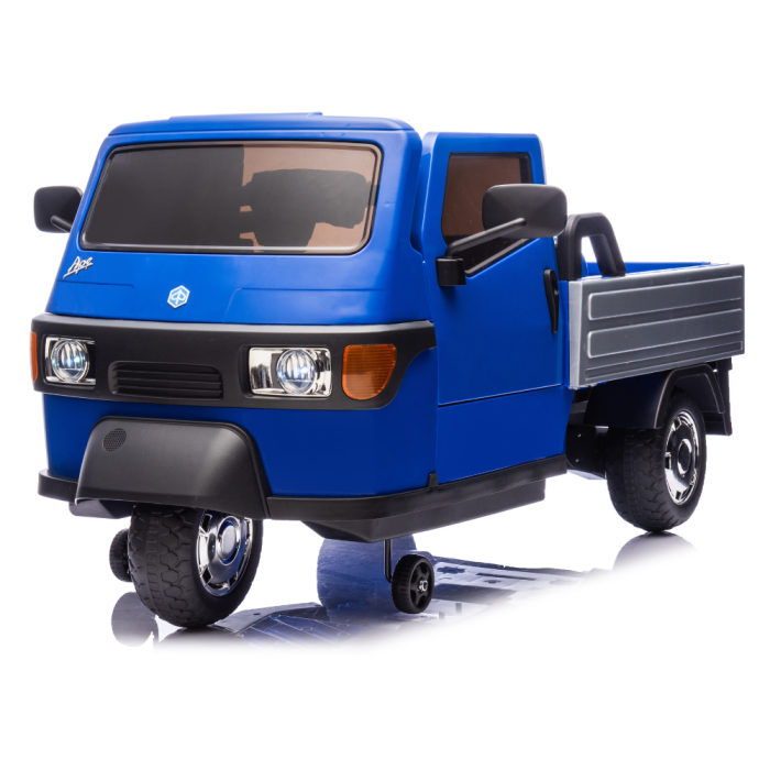 Tricycle électrique Piaggio Ape Car pour enfants - Bleu