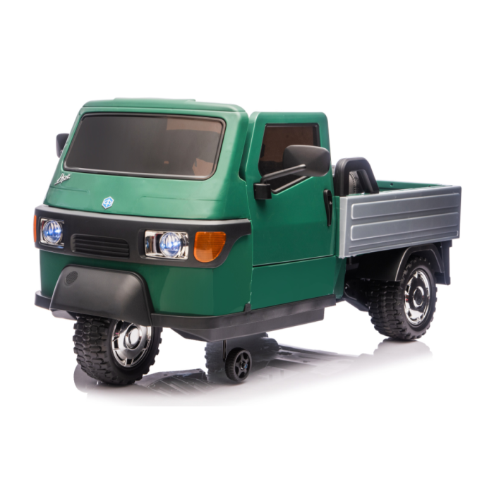 Tricycle électrique Piaggio Ape Car pour enfants - Vert