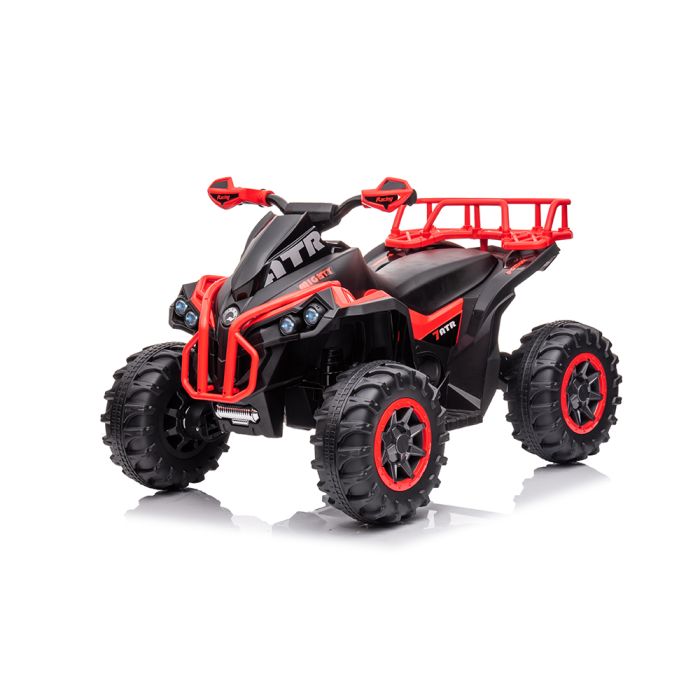 Quad électrique pour enfants ATV 1.0 12V avec radiocommande-rouge