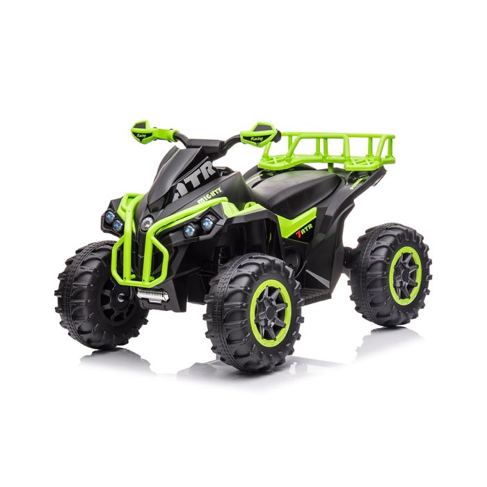 Quad électrique pour enfants ATV 1.0 12V avec radiocommande-Vert