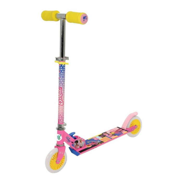 Monopattino Pieghevole per Bambini in Alluminio 2 Ruote BARBIE