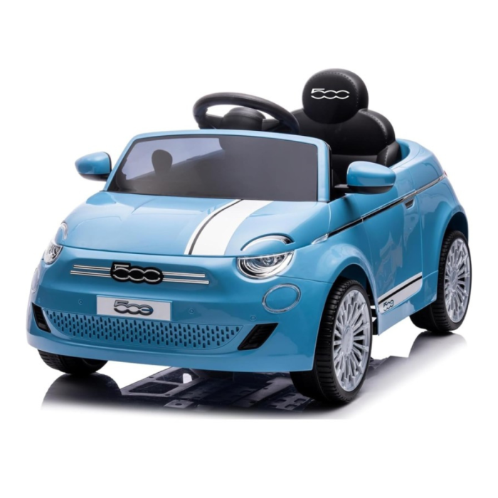 Fiat 500e 12V Voiture électrique pour enfants- Bleue