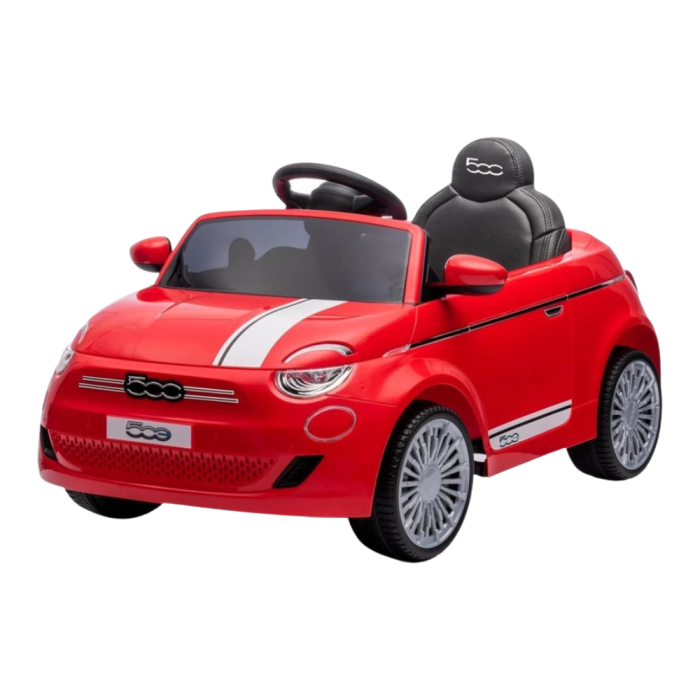 Fiat 500e 12V Voiture électrique pour enfants-Rouge