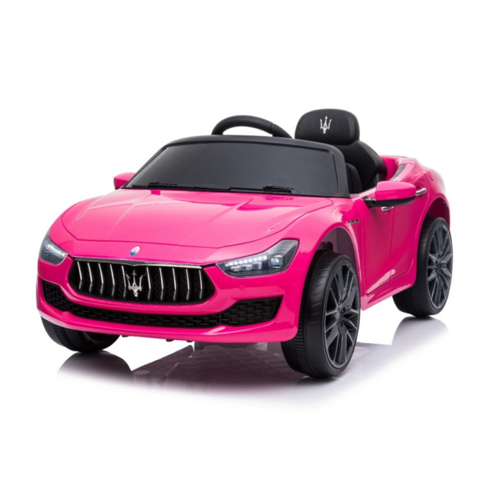 Voiture électrique Maserati Ghibli 12V pour enfants-Rose
