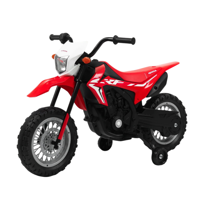 Moto Honda CRF 250 12V per Bambini con Licenza Ufficiale-Rosso