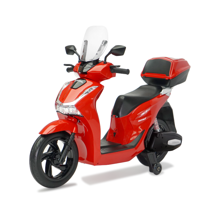 Moto électrique Honda SH125i 12V pour enfants-Rouge