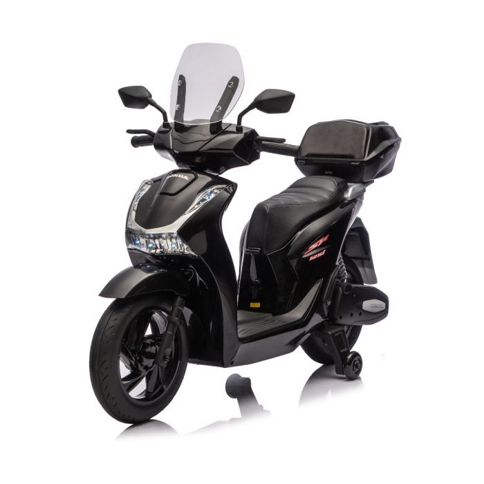 Moto électrique Honda SH125i 12V pour enfants-Noir