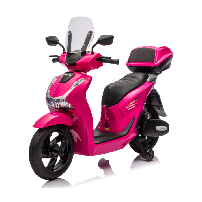 Moto électrique Honda SH125i 12V pour enfants-Rose