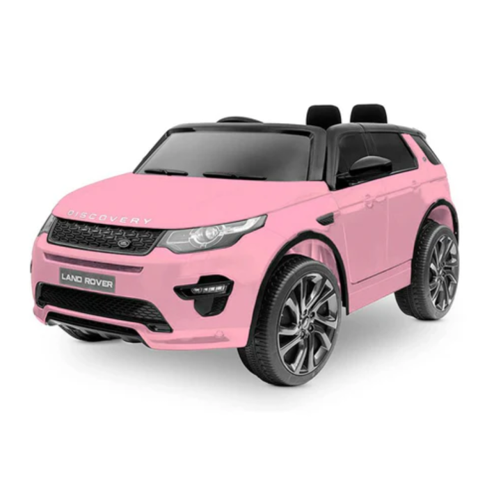 Auto Elettrica  per Bambini LAND ROVER DISCOVERY 12V 2 Posti in Pelle con Display
