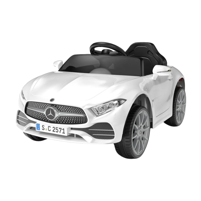 Mercedes CLS Petite voiture électrique 12V pour enfants-Blanc