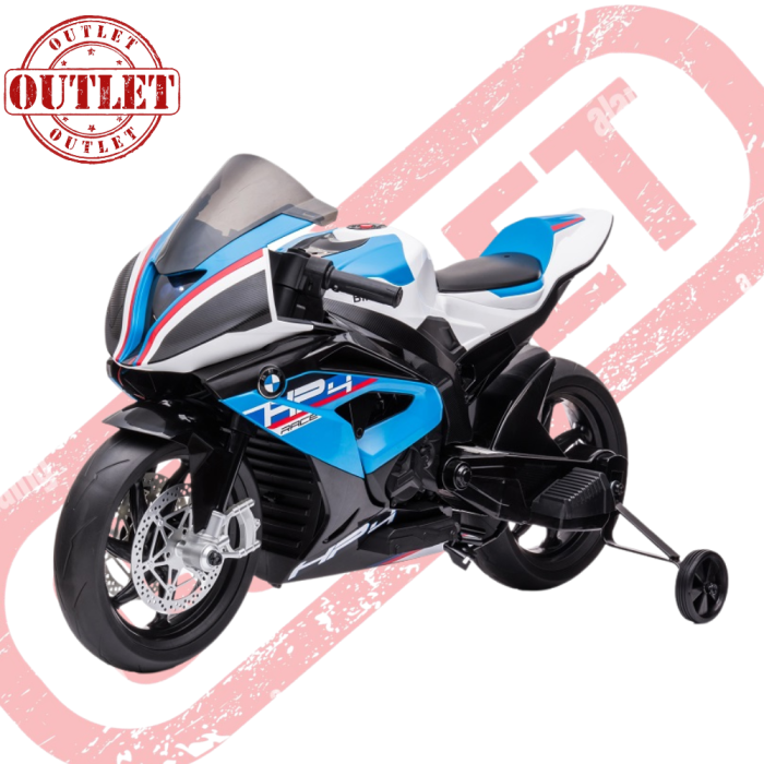 Moto Elettrica per Bambini BMW HP4 Sport Race 12V-Blu - Seconda Scelta 