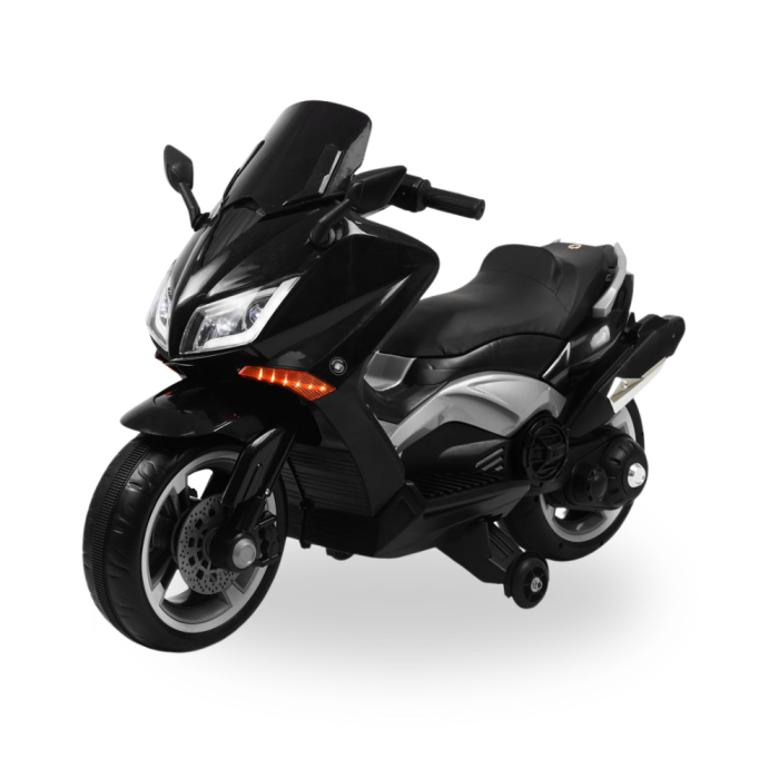 Moto Elettrica Per Bambini Magnum 12V Sedile in Pelle