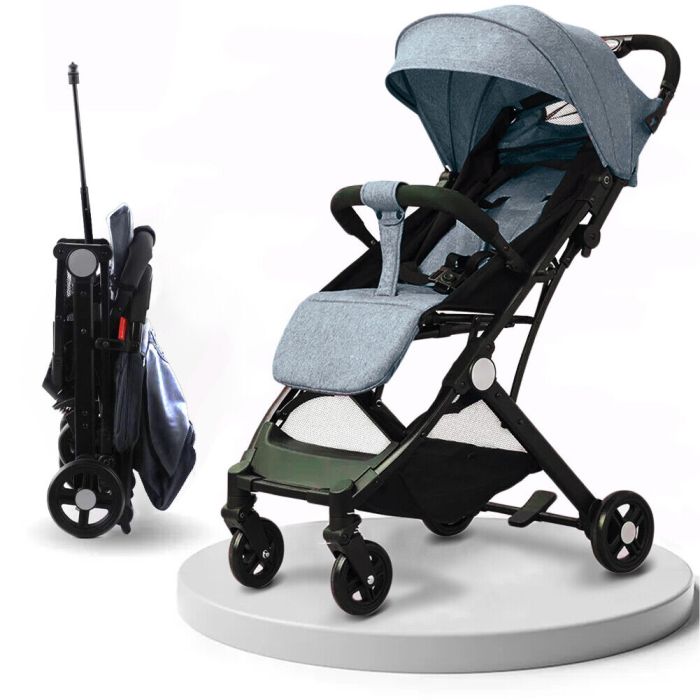 Passeggino Wizy Easy Ultra Leggero Chiusura Facilitata Salvaspazio Portata 15 kg