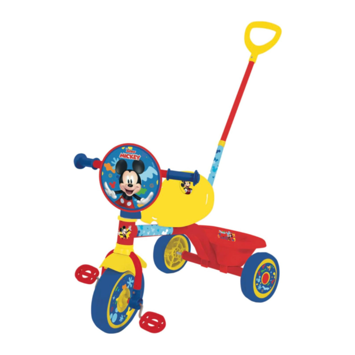 Tricycle à pédales Disney Mickey Mouse First Trike avec poignée