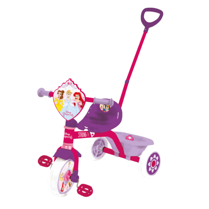 Triciclo a Pedali con Manico First Trike Disney Principesse