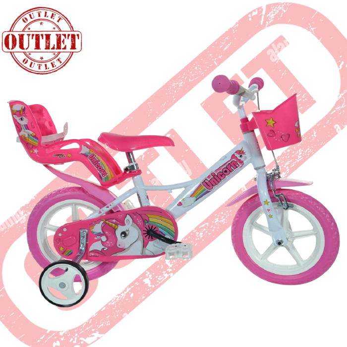 Vélo fille Dino Bikes Licorne 12" - Deuxième choix