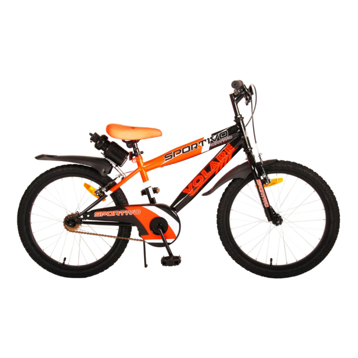 Bicicletta Bambino Movimento a Sfera Volare Sportivo 20" 1 Velocità-Arancione