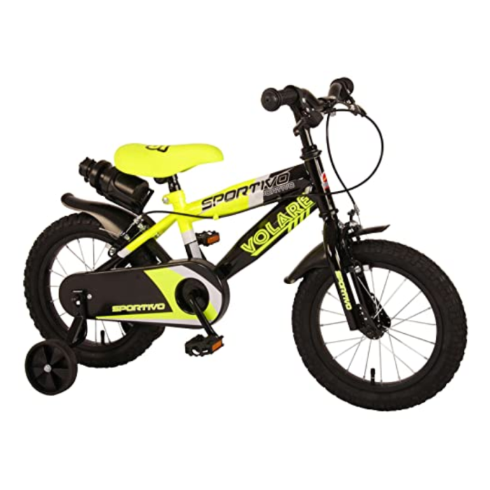 Vélo enfant Volare Sportivo 16" à roulements à billes- Jaune